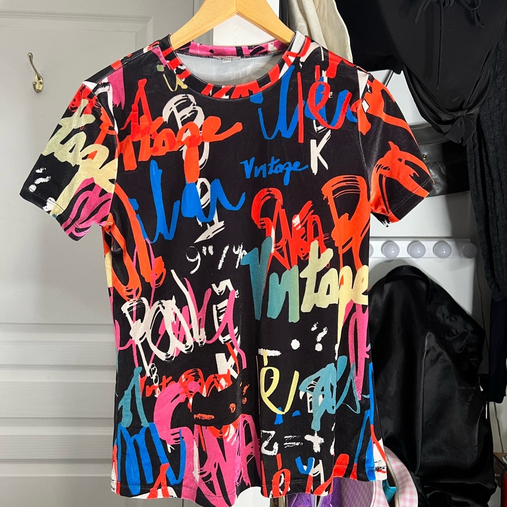 Colorful Graphic T-Shirt - Picture 1 of 3